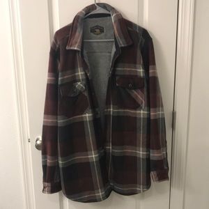 Freedom Foundry Fleece Button Up Jacket.